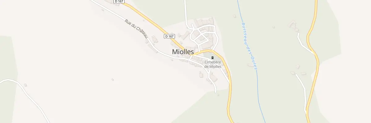 Plan du 5032 Miolles à Miolles