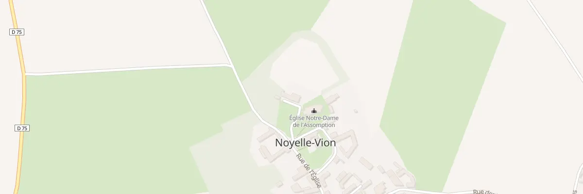 Plan du 14 Rue de l’Eglise à Noyelle-Vion