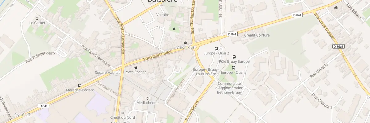 Plan du 35 Rue du Conseil de l’Europe à Bruay-la-Buissière