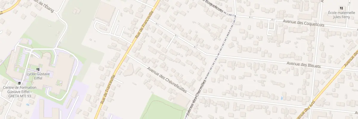 Plan du 15B Av des Chèvrefeuilles à Gagny