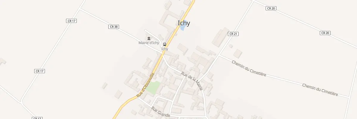 Plan du 16 Rue de la Mairie à Ichy