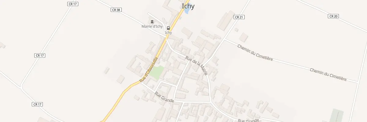 Plan du 7 Rue de la Mairie à Ichy