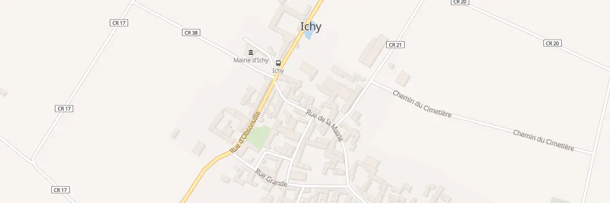 Plan du 14 Rue de la Mairie à Ichy