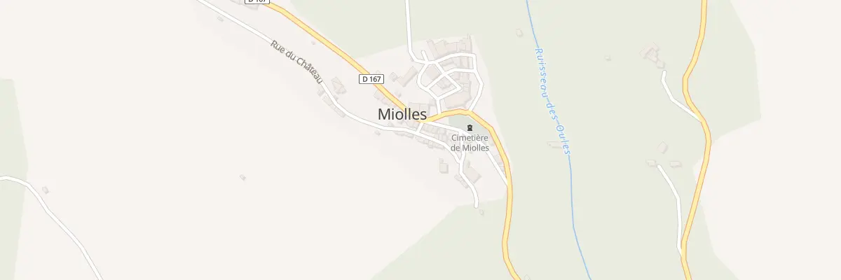 Plan du 5031 Miolles à Miolles
