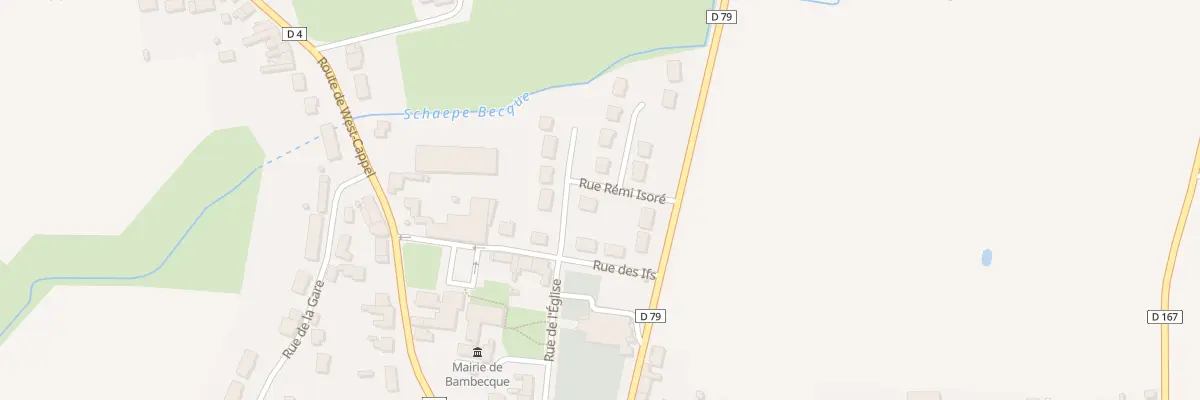 Plan du 1 Rue Rémi Isoré à Bambecque