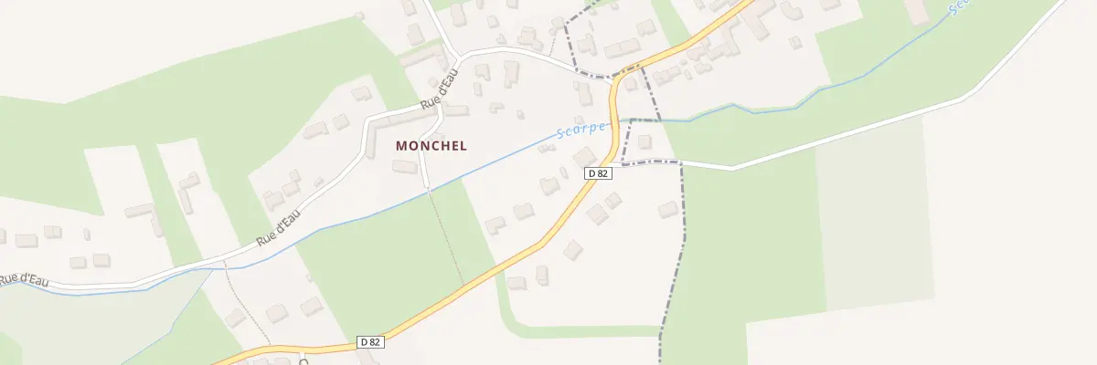 Plan du 4 Rue Principale à Berles-Monchel