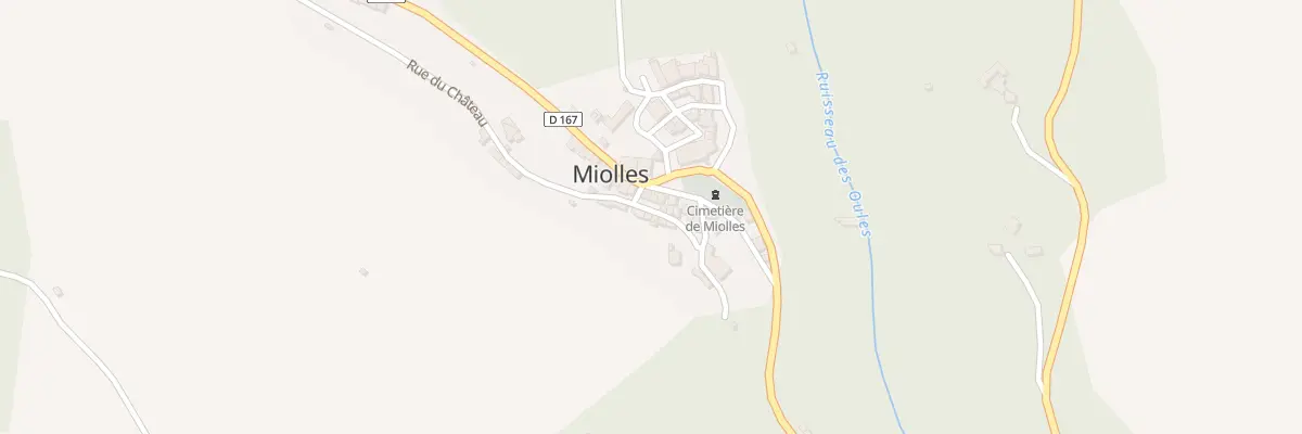 Plan du 5026 Miolles à Miolles