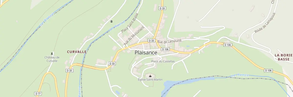 Plan du 8 Rue Saint-Martin à Plaisance
