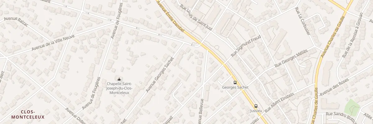 Plan du 5 Av Georges Sachet à Villepinte