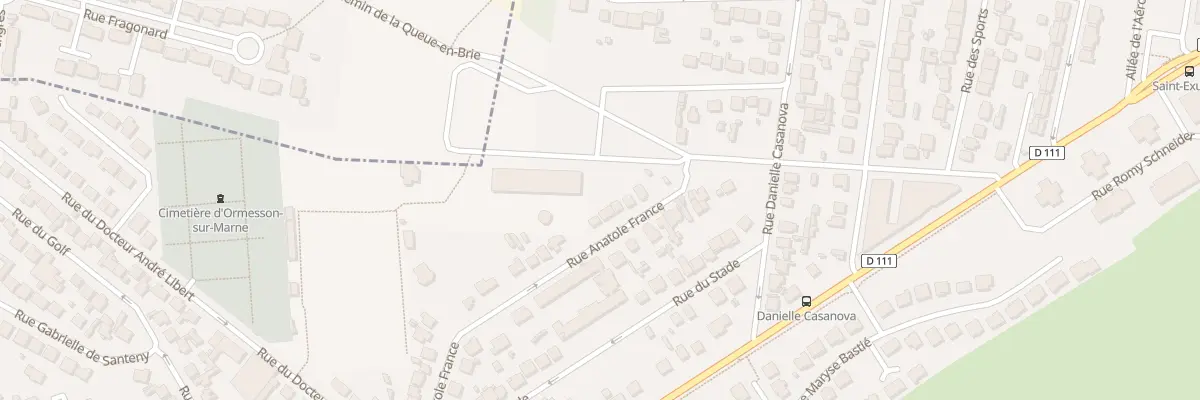 Plan du 39B Rue Anatole France à Ormesson-sur-Marne