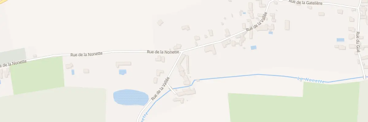 Plan du 6 Rue de la Vallée à Courteuil