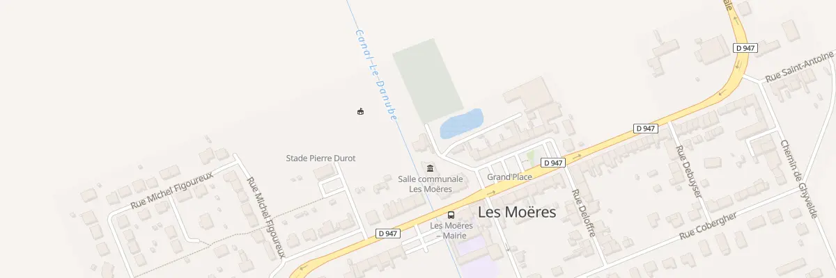 Plan du 1 Grand’Place à Ghyvelde