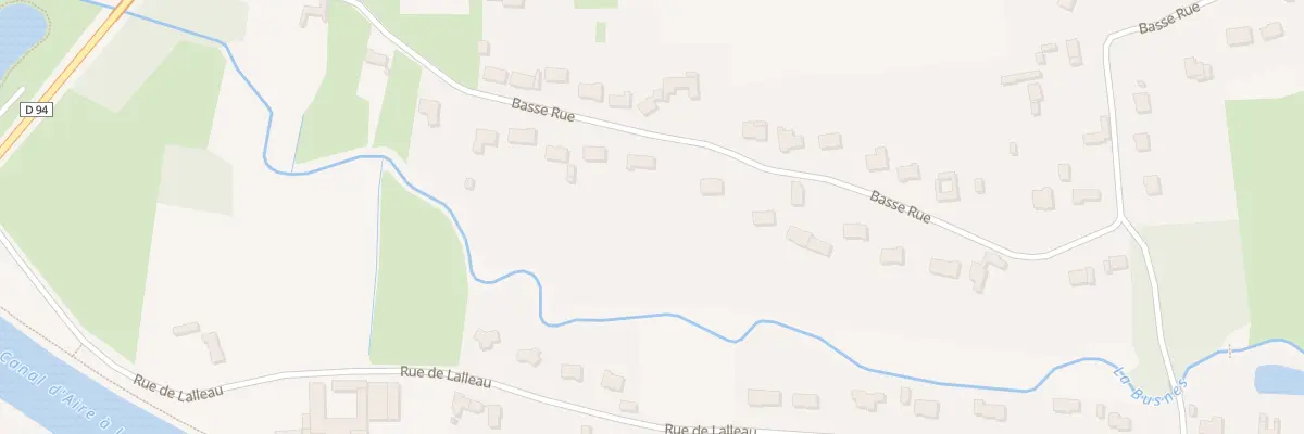 Plan du 893 Rue Basse Rue à Robecq