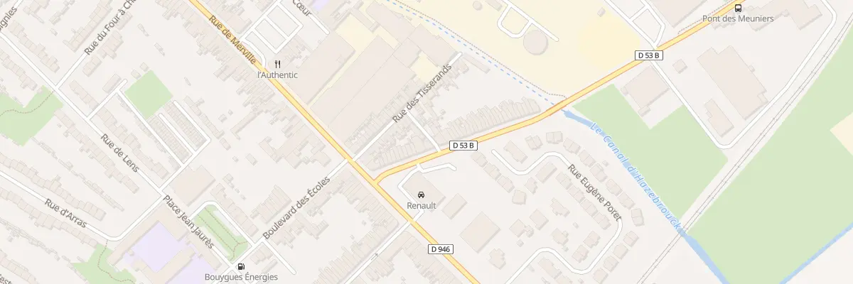 Plan du 21 Rue du Pont des Meuniers à Hazebrouck