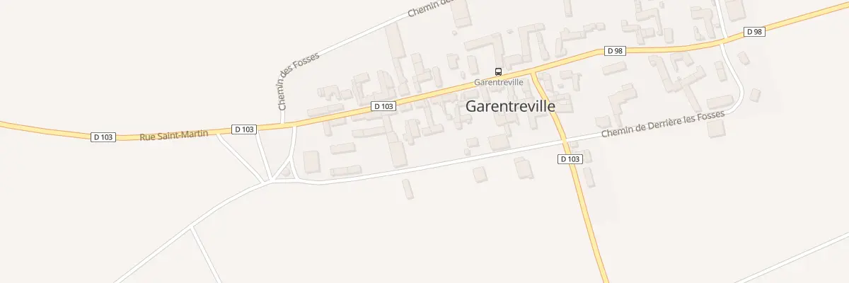Plan du 23 Che de Derriére les Fossés à Garentreville