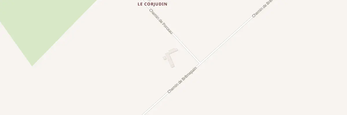 Plan du 55 Che de Porceau à Coullons