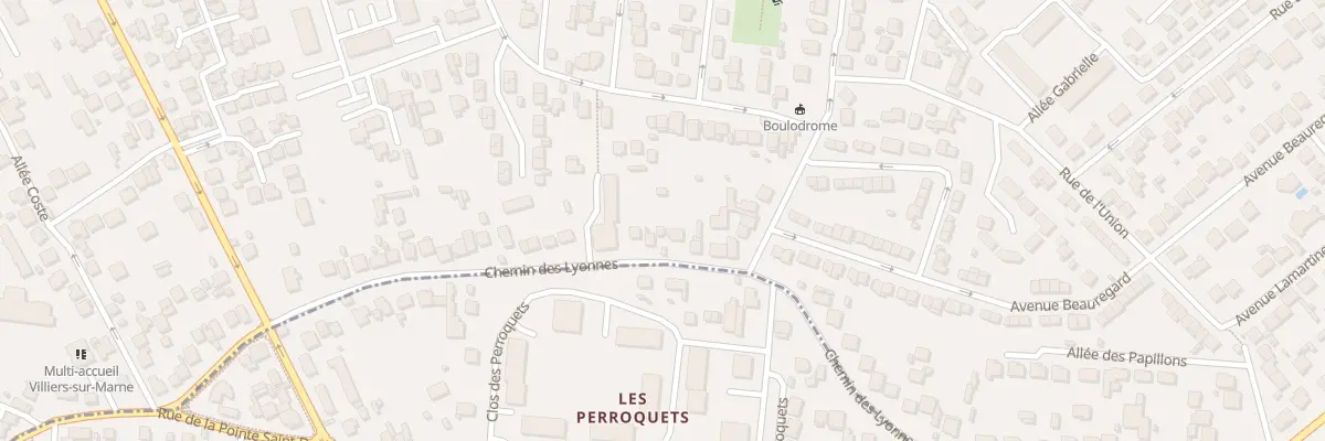 Plan du 47 Che des Lyonnes à Villiers-sur-Marne