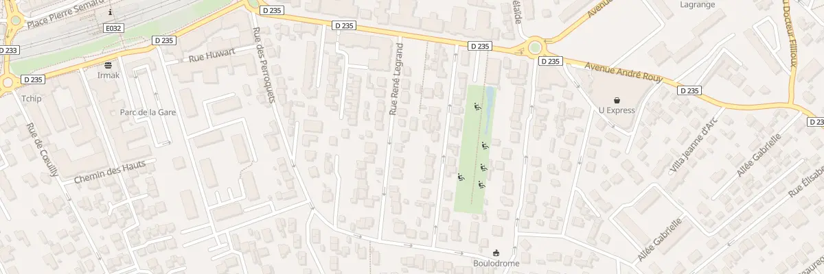 Plan du 11 Rue René Legrand à Villiers-sur-Marne