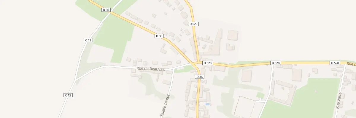 Plan du 2 Rue de Beauvais à Pronleroy