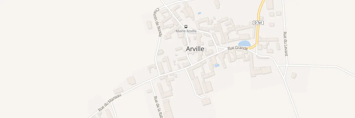 Plan du 5 Rue du Marteau à Arville
