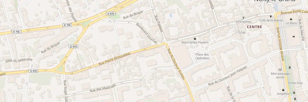 Plan du 130 Rue Pierre Brossolette à Noisy-le-Grand