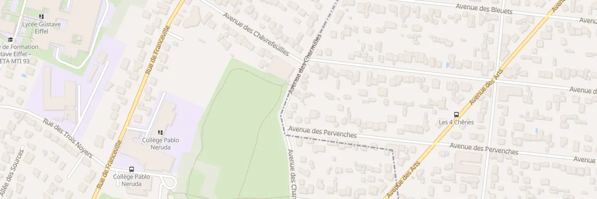 Plan du 105 Av des Charmilles à Montfermeil
