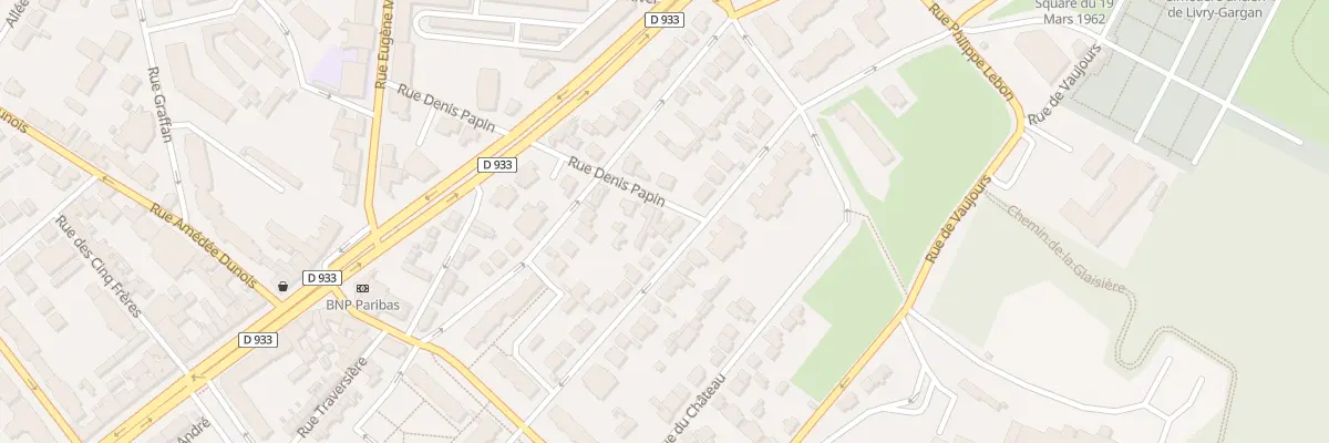 Plan du 28 Rue Denis Papin à Livry-Gargan