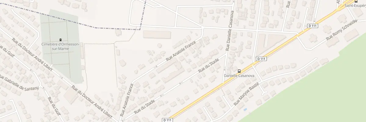 Plan du 38 Rue Anatole France à Ormesson-sur-Marne