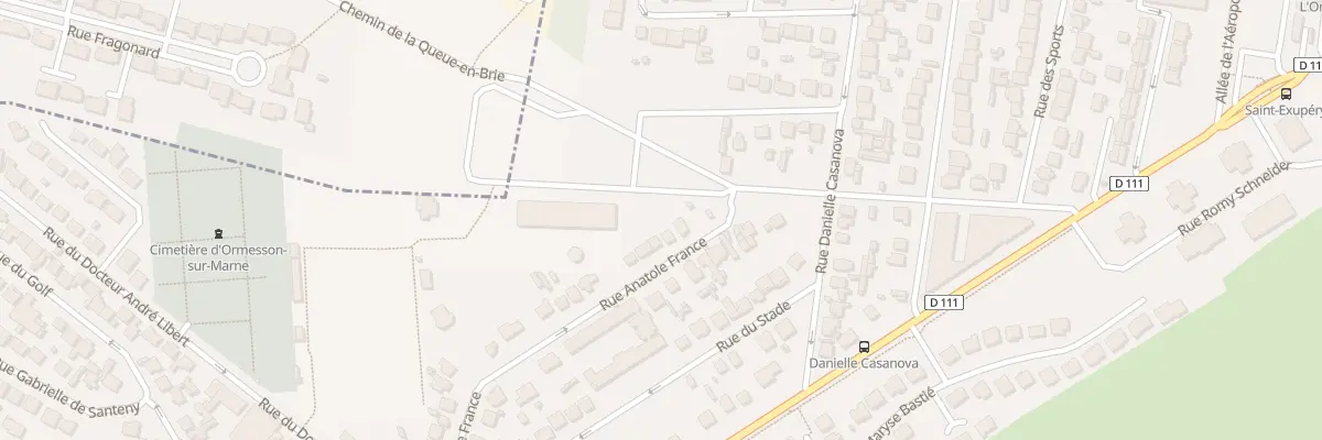 Plan du 43 Rue Anatole France à Ormesson-sur-Marne