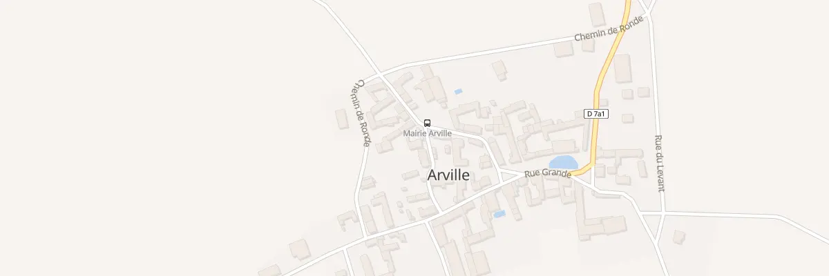 Plan du 9 Rue de l’Ecole à Arville