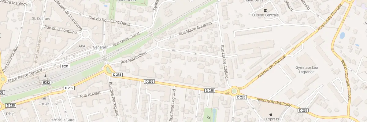 Plan du 12 Rue Felix Guillemin à Villiers-sur-Marne