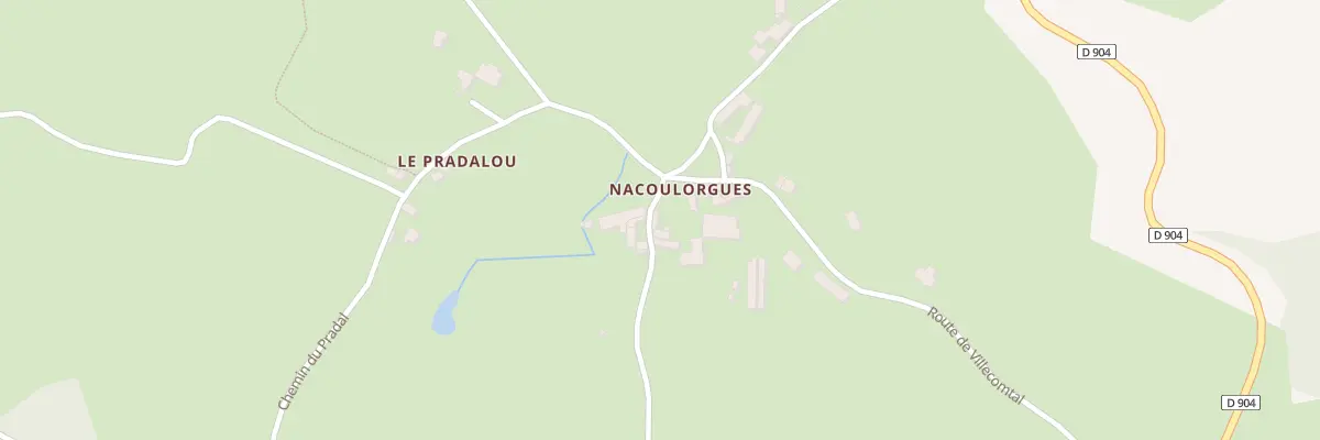 Plan du 1 Chem du Piboul à Villecomtal