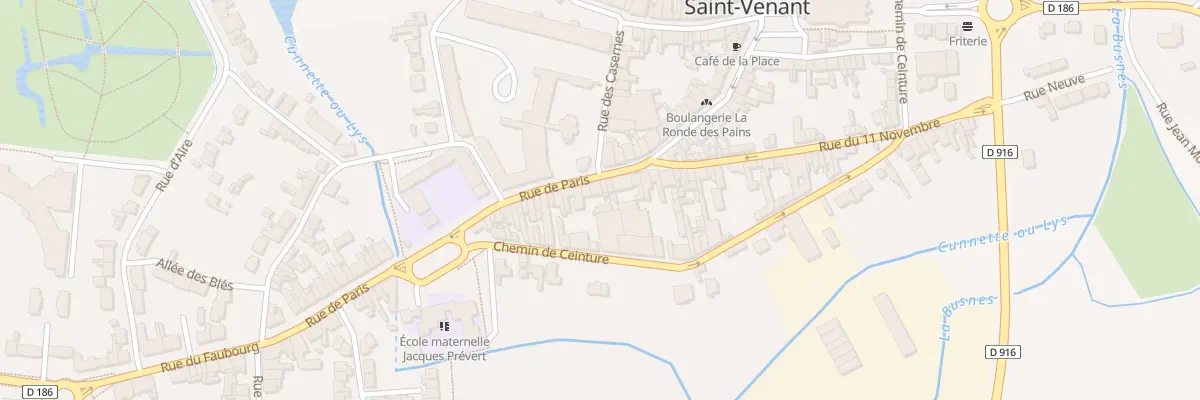 Plan du 37 Rue de Paris à Saint-Venant