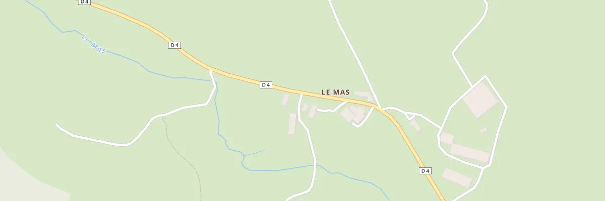 Plan du 4 Le Mas à Dontreix