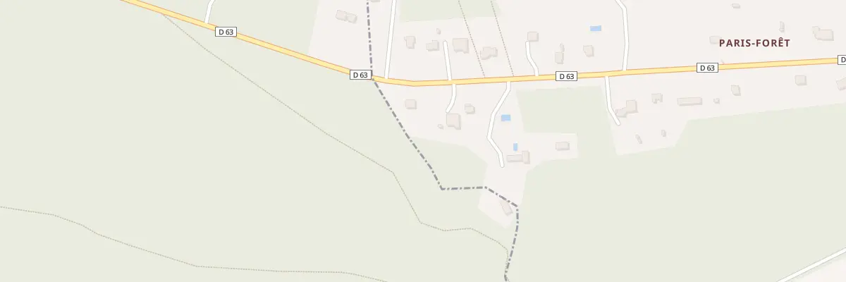 Plan du 33 Paris Foret à Achères-la-Forêt