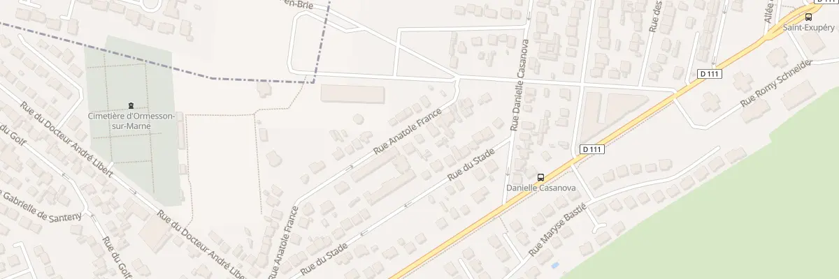 Plan du 36 Rue Anatole France à Ormesson-sur-Marne