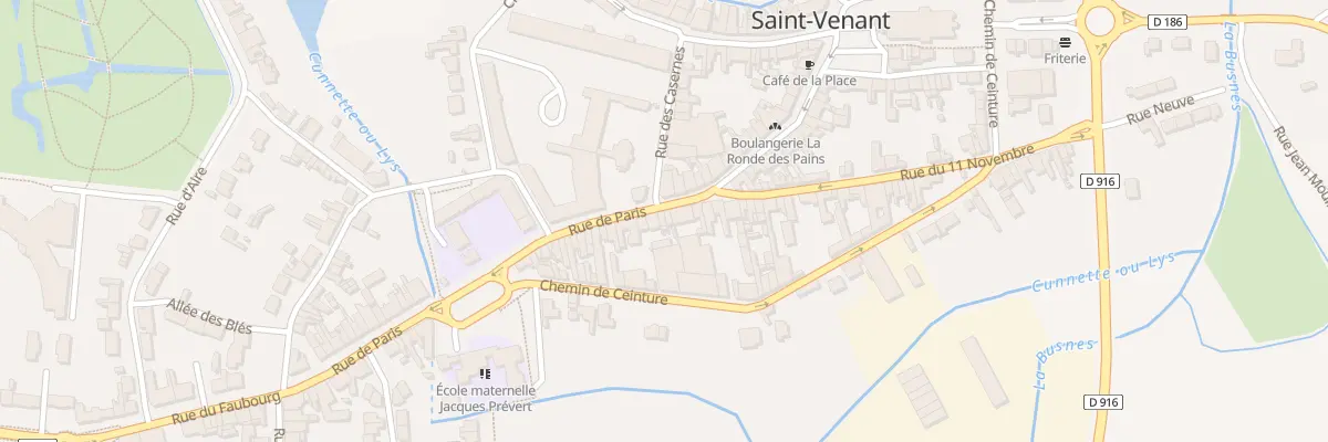 Plan du 35 Rue de Paris à Saint-Venant