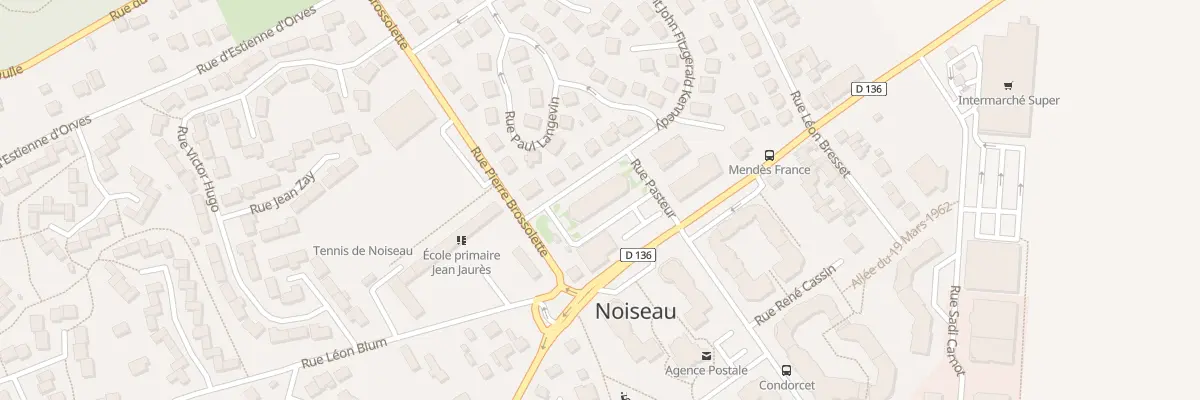 Plan du 4 Rue du Pdt J F Kennedy à Noiseau