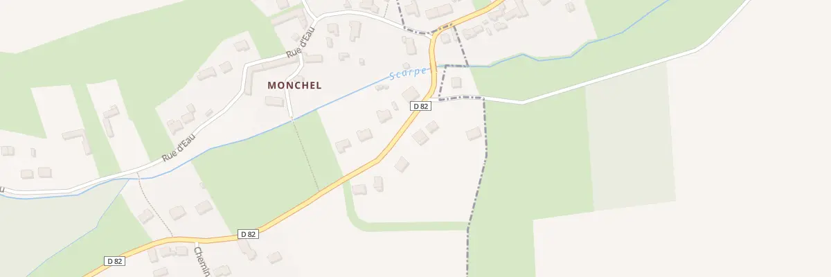 Plan du 7 Rue Principale à Berles-Monchel