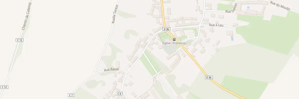Plan du 7 Rue du Général Mangin à Pronleroy