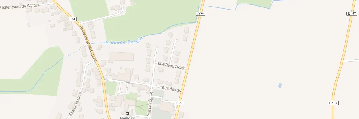 Plan du 2 Imp de la Becque à Bambecque