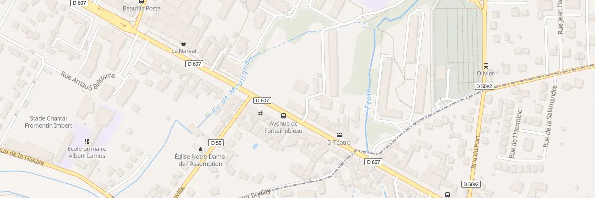 Plan du 20 Av de Fontainebleau à Saint-Fargeau-Ponthierry