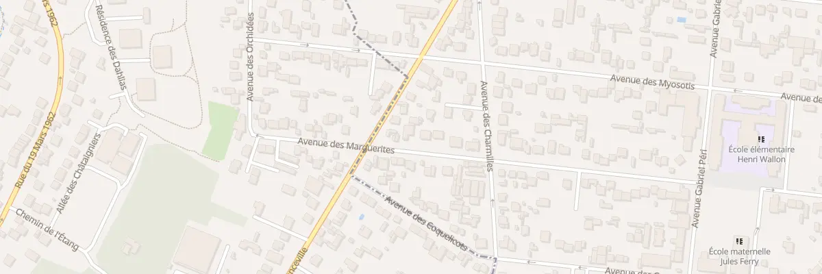 Plan du 162 Av des Marguerites à Montfermeil