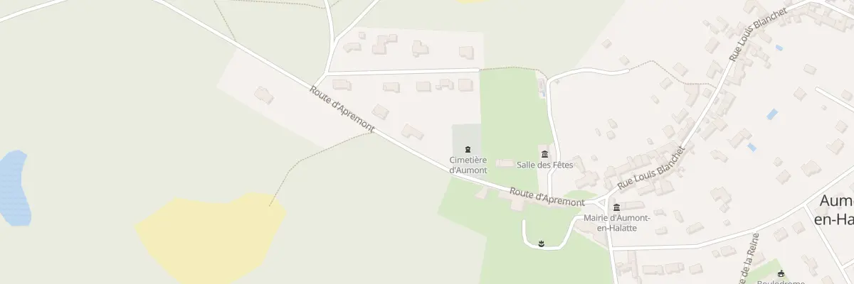 Plan du 6 Rte d’Apremont à Aumont-en-Halatte