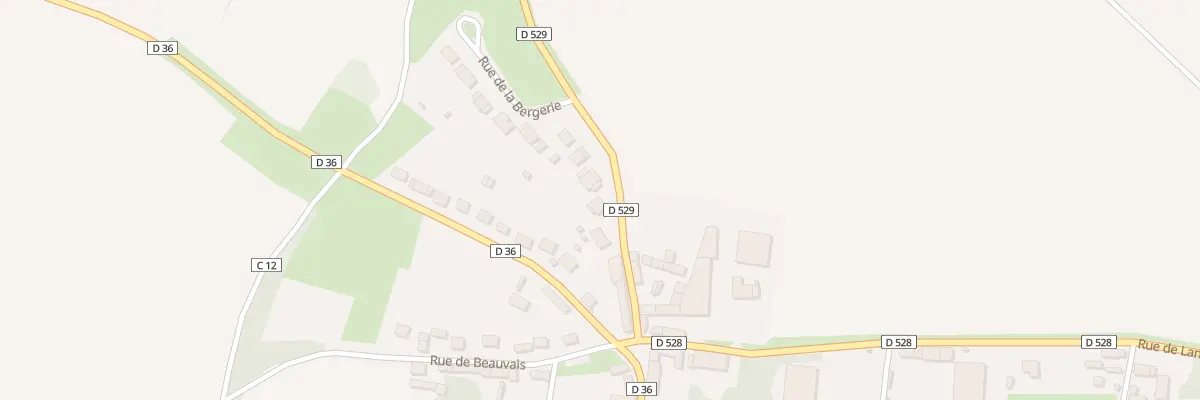 Plan du 3 Rue de la Bergerie à Pronleroy