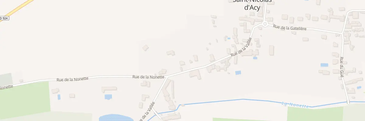 Plan du 11 Rue de la Vallée à Courteuil