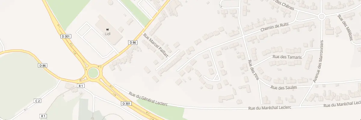Plan du 4 Rue du 11 Novembre à Houdain