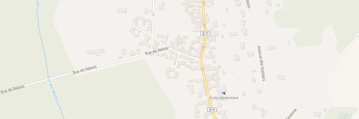 Plan du 1 Imp du Parc à Fleury-en-Bière