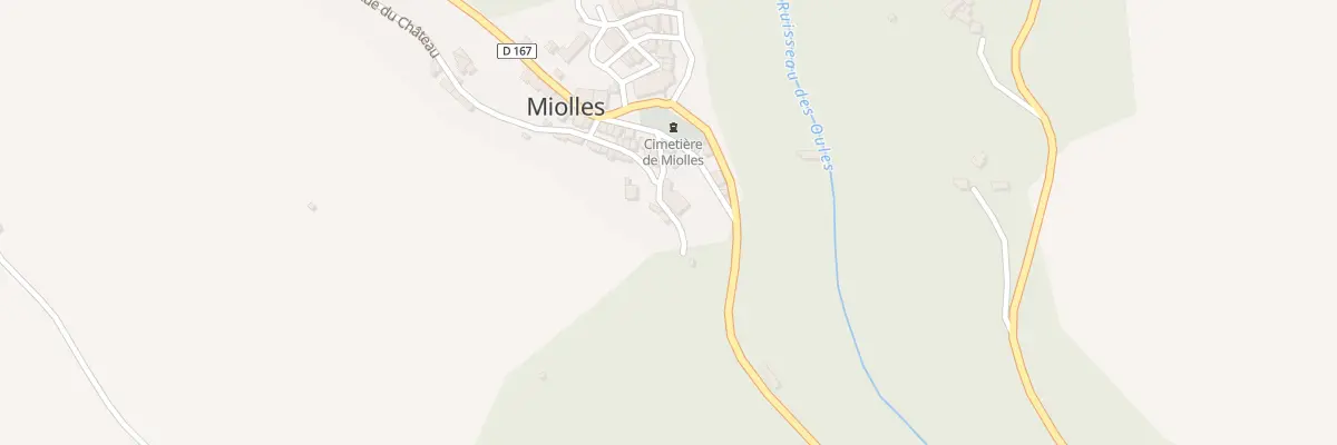 Plan du 5037 Miolles à Miolles