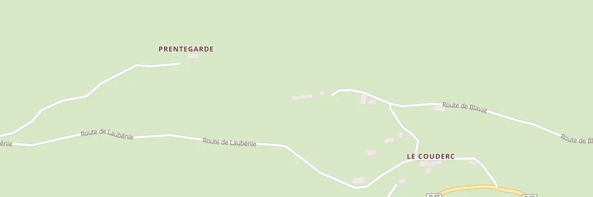 Plan du 5040 Le Couderc à Saint-Paul-de-Salers
